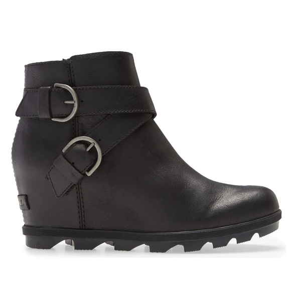 Sorel Black Joan of Arctic II Wedge Bootie - Picture 4 of 5